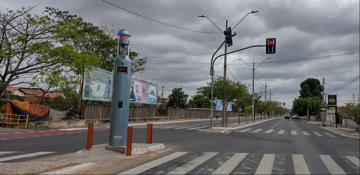 Aparelho com reconhecimento facial é instalado na Miguel Rosa