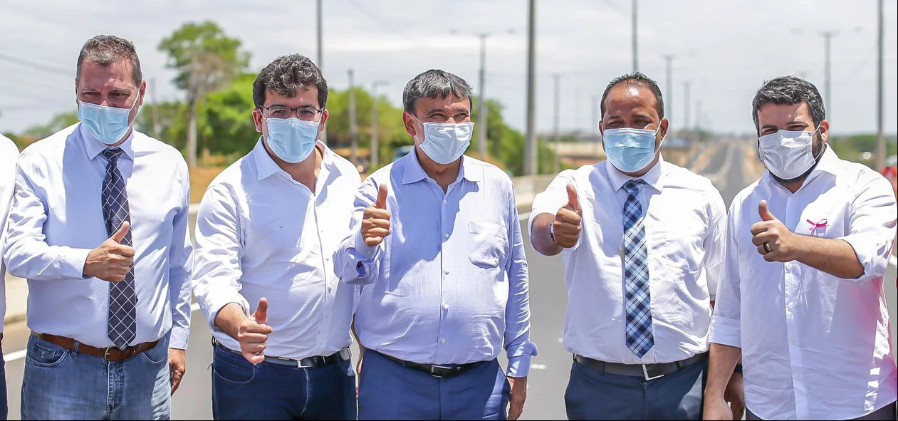Joaquim Caldas, Rafael Fonteles, Wellington Dias, Castro Neto, Enzo Samuel e Deolindo