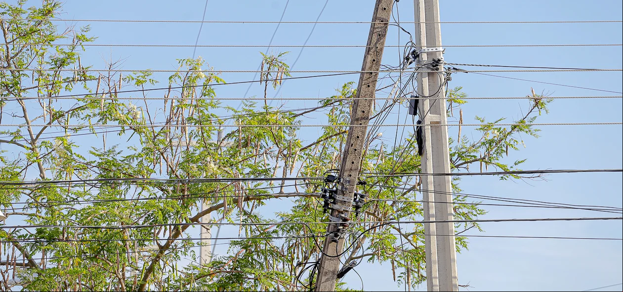 Fiação do poste