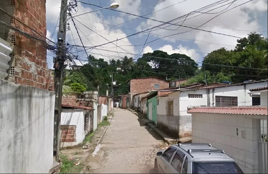 Bairro onde ocorreu o crime em Paulista