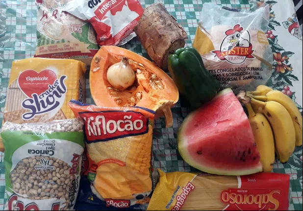 Merenda enviada pela Prefeitura de Teresina para alunos da rede municipal