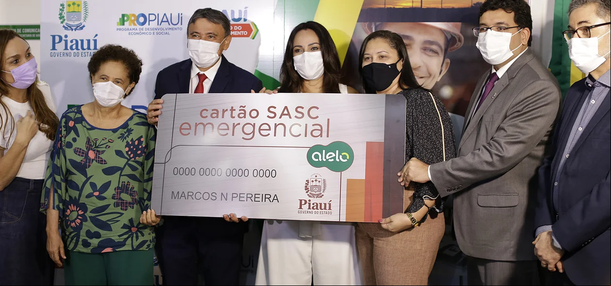 Governador Wellington Dias lança Cartão Sasc Emergencial