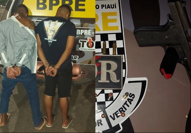 Acusados de assaltar o delegado e a arma