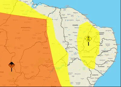 Previsão do tempo neste sábado no Piauí
