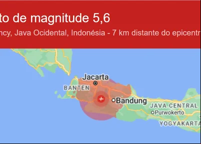 Terremoto na Indonésia