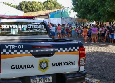 Guarda Municipal foi chamada pela direção da escola após chegada dos pais