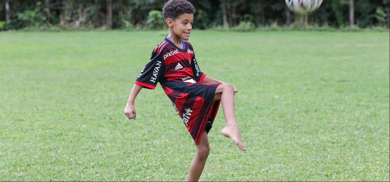 Davi no treino do Altos