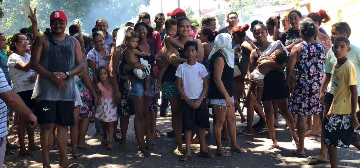 População na manifestação