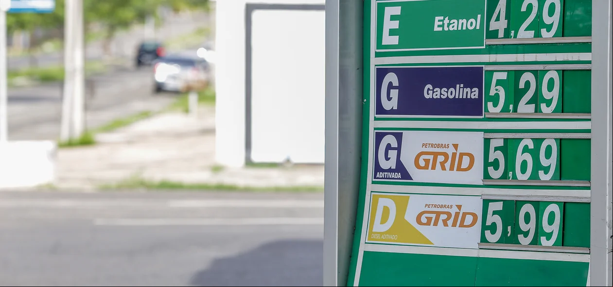 Posto Petrobras que fica localizado no bairro aeroporto