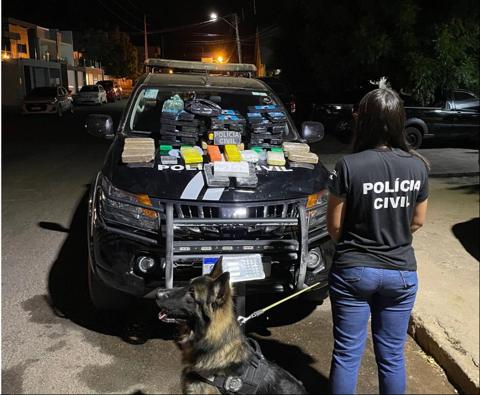Material apreendido durante operação em Picos