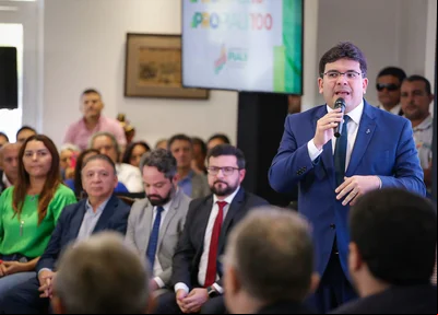 Rafael Fonteles faz o lançamento do PRO Piauí 100  e PRO Piauí 10 no Karnak