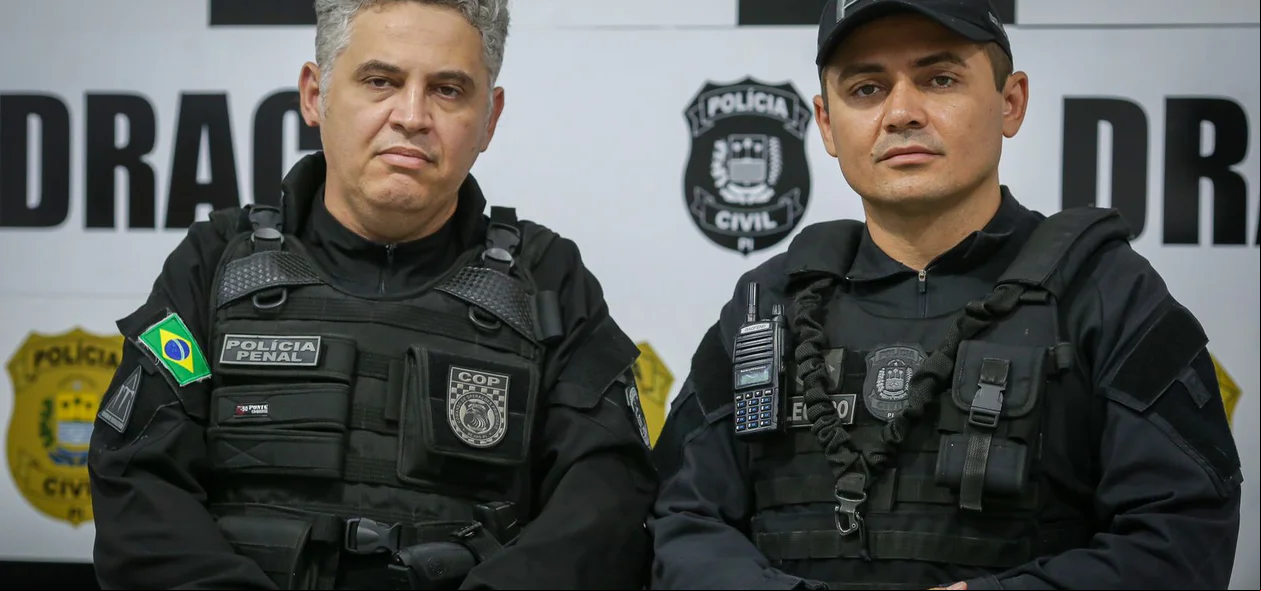 Diretor Reginaldo Moreira e Delegado Charles Pessoa