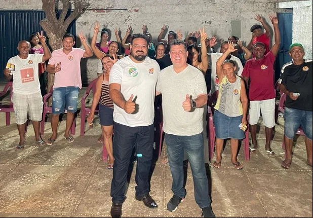 Marquinho Maia em reunião na cidade de Timon