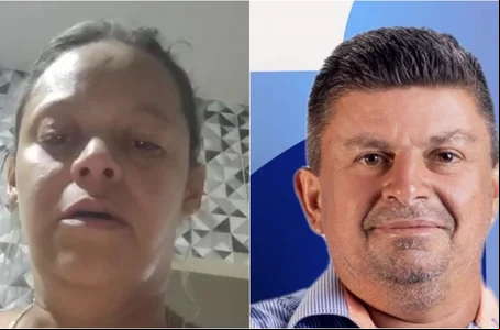Josilene Nunes e vereador Luiz Faustino