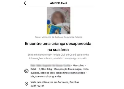 Bebê desaparecido
