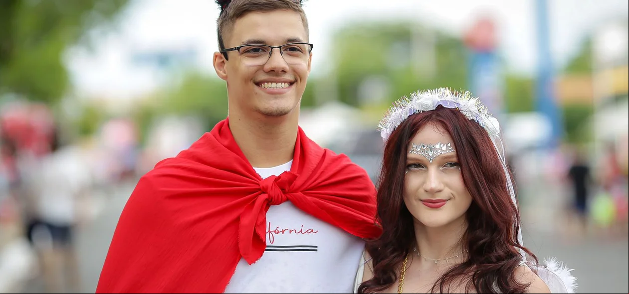 Casal presente no Corso de Teresina
