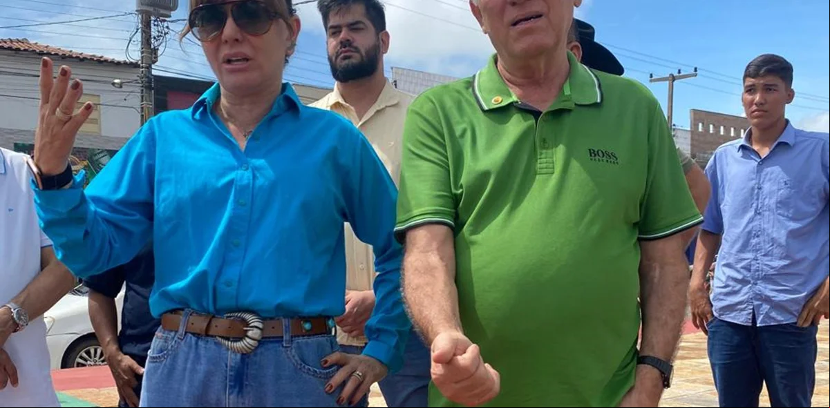Prefeita Ivanária Sampaio e vice-governador Themístocles Filho