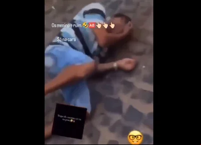 Anderson Rodrigues sendo executado