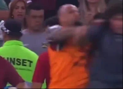 Felipe Melo dá empurrão em assessor do Atlético-GO após derrota do Fluminense