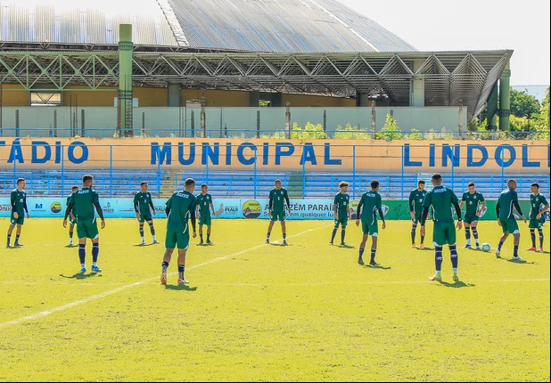 Jogadores do Altos realizam último treino antes de compromisso pela Série D 2024