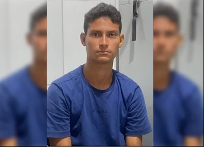 Gabriel Graça Rodrigues preso pela PM-PI, acusado de matar mototaxista em Parnaíba