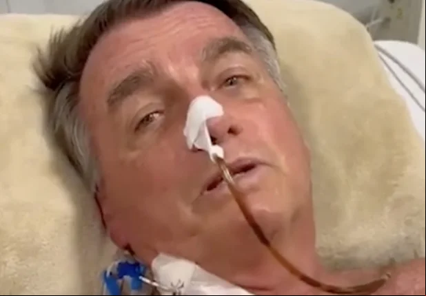 Jair Bolsonaro momentos antes da cirurgia, no DF Star, no Distrito Federal