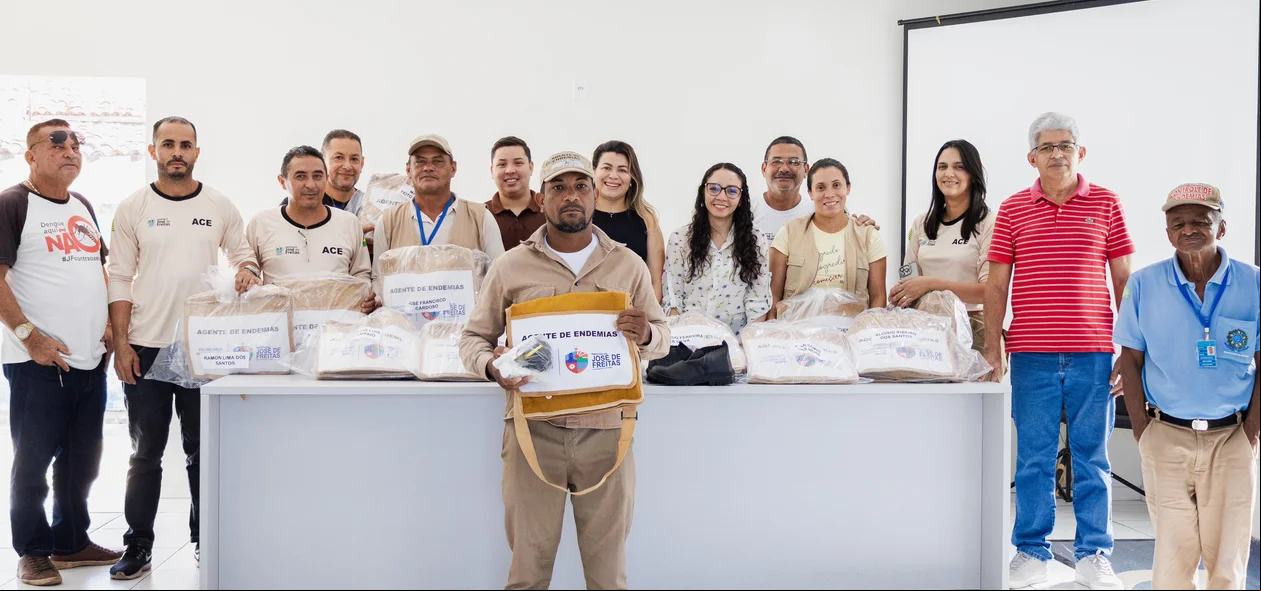 Agentes de endemias recebem kis de trabalho