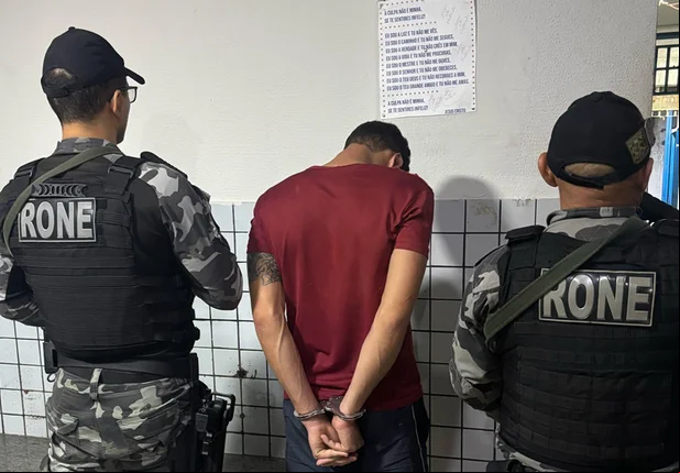 E.F.T. foi preso suspeito de ter participado de um assalto a um policial civil