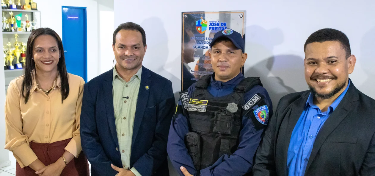 O prefeito esteve no evento de inauguração