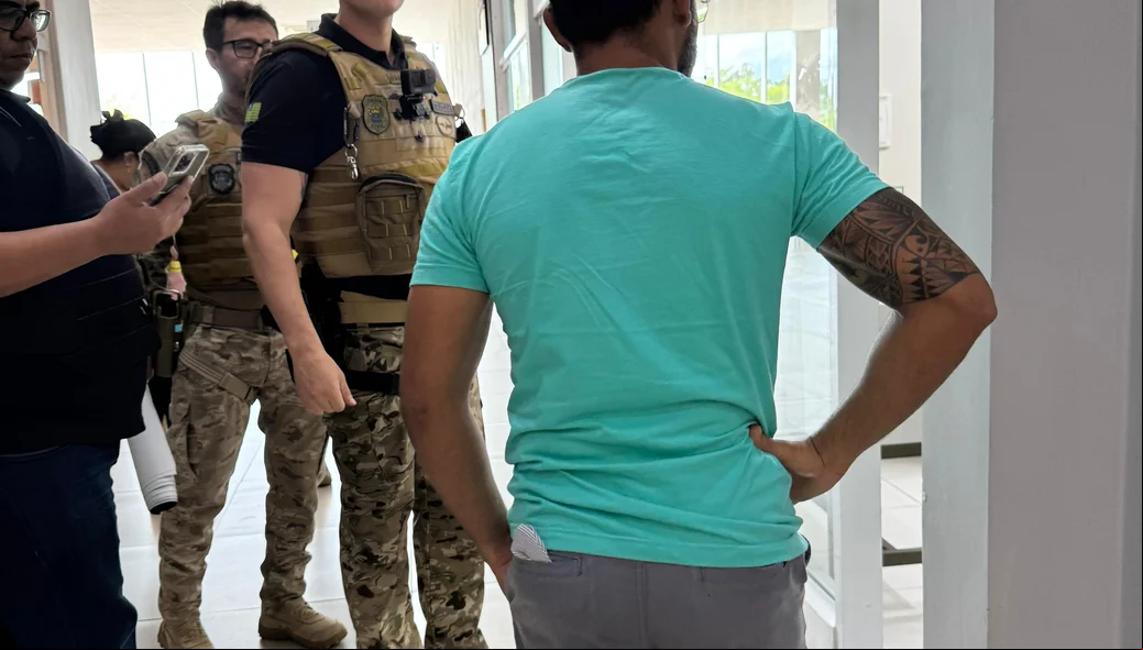 Empresário preso durante operação