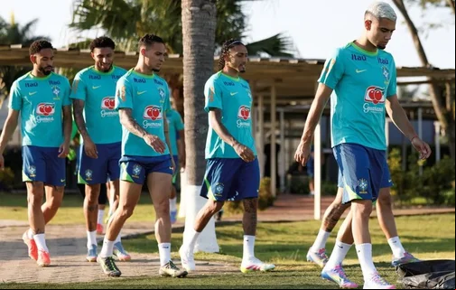 Primeiro treino da Seleção Brasileira sob o comando de Ancelotti aconteceu nesta segunda (02)