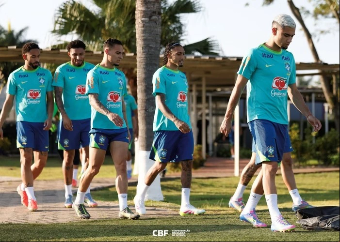 Primeiro treino da Seleção Brasileira sob o comando de Ancelotti aconteceu nesta segunda (02)