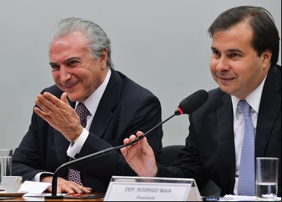 Michel Temer e Rodrigo Maia