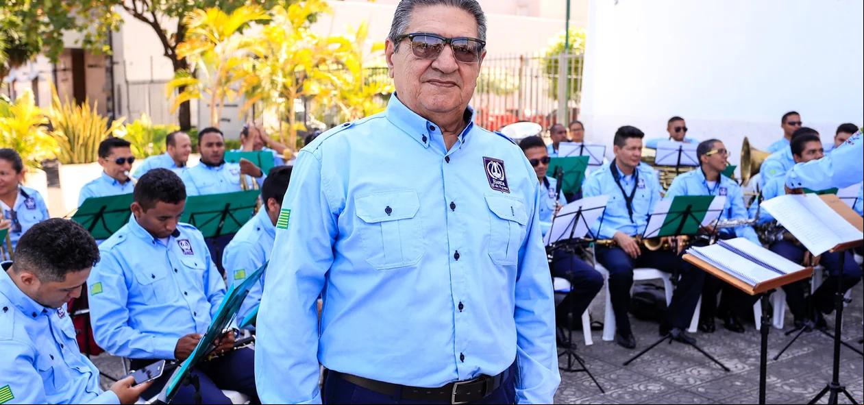 Antônio Linhares,maestro da banda 16 de agosto 