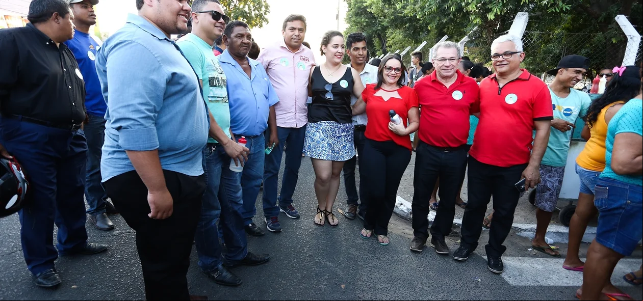 Autoridades na Caminhada 
