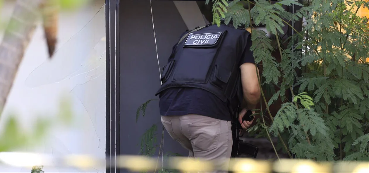 Polícia faz a reconstituição do cime