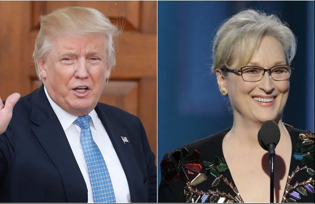 Donald Trump e Meryl Streep