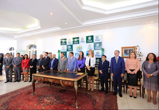 Soraya Castello Branco toma posse no Palácio de Karnak
