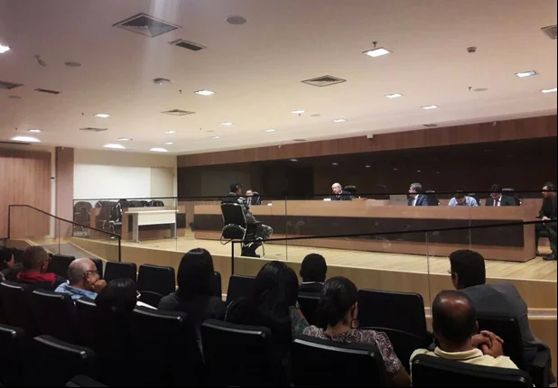 Audiência do caso do assassinato da estudante Iarla Lima 