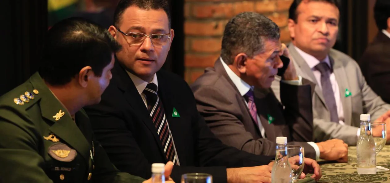 Riedel Batista, deputado João de Deus e Fábio Abreu