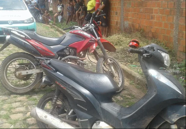Motocicletas recuperadas pela PM