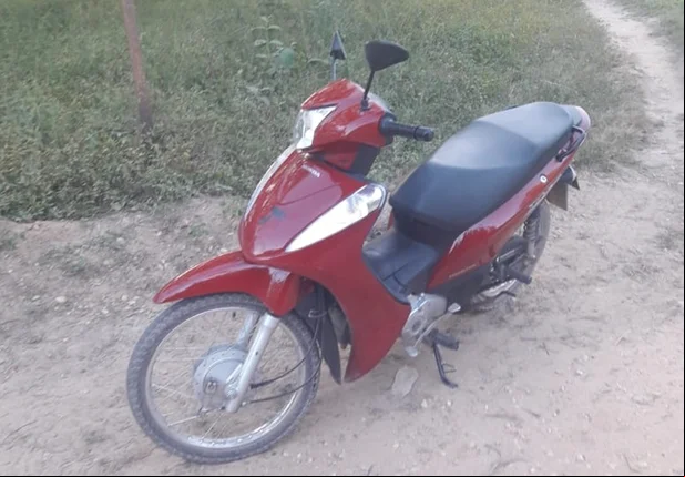 Motocicleta recuperada pelo BPRE