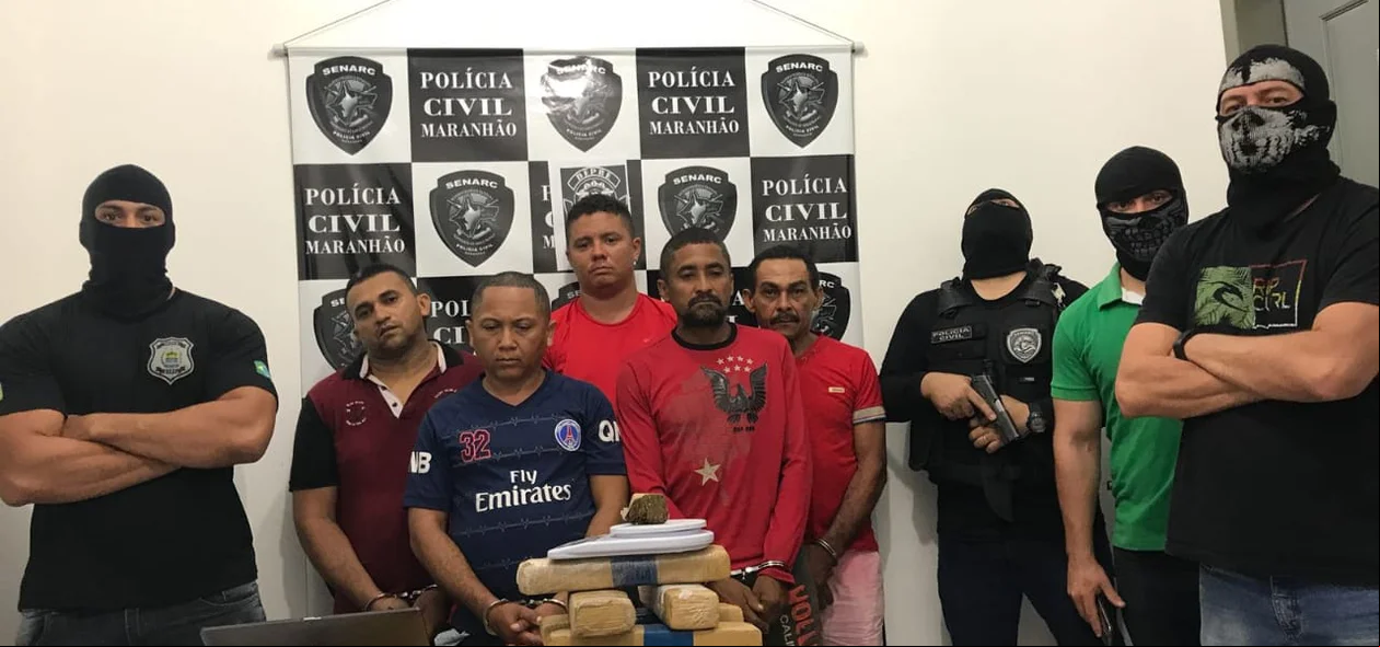 Presos da Operação Entre Rios da Polícia Civil