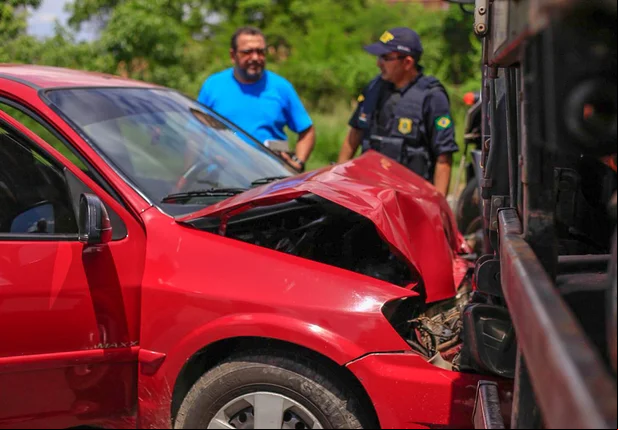 Acidente na BR 343 na zona sul de Teresina