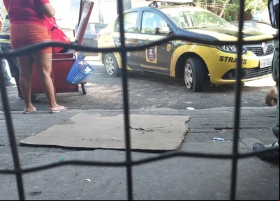 Viatura da Strans teve os pneus furados