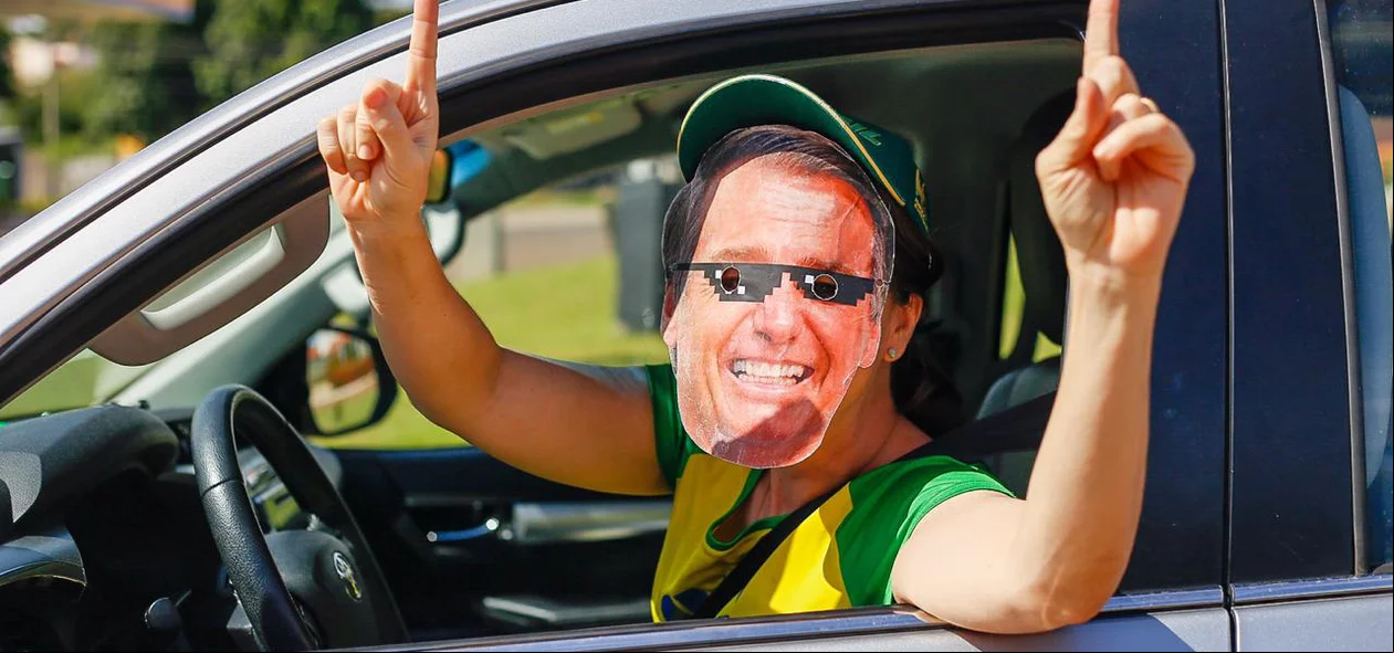 Carreata também tem visão pró Bolsonaro