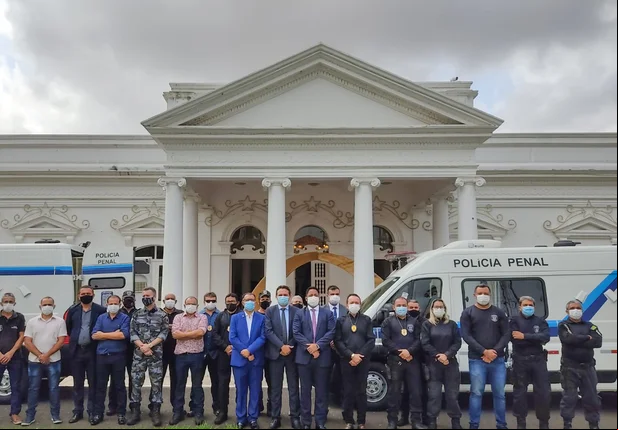 Entrega das novas viaturas para a Polícia Penal do Piauí