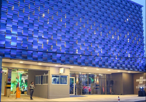 Evento de inauguração do edifício em homenagem à Valdeci Cavalcante