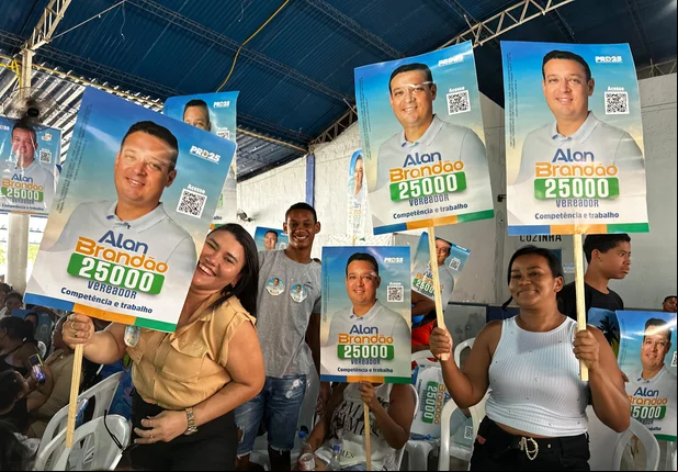 Vereador Alan Brandão lança campanha à reeleição em Teresina